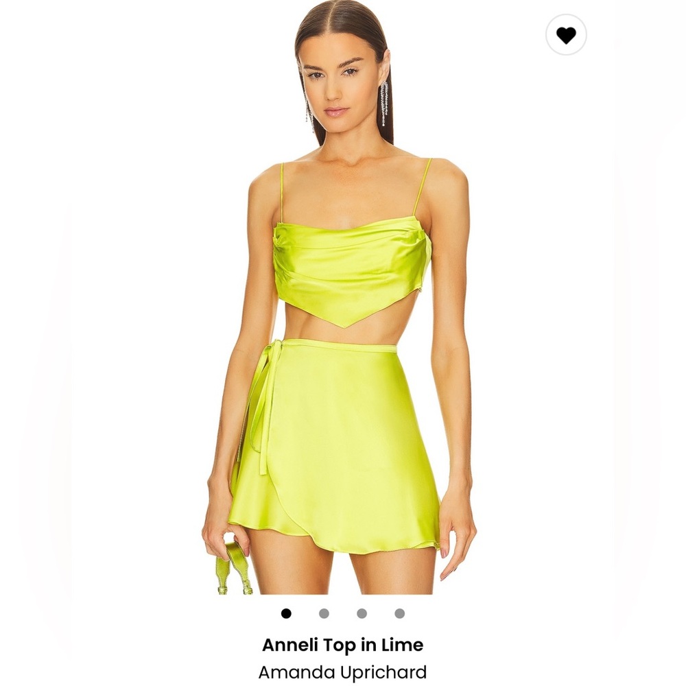Amanda Uprichard Lime 
ANNELI SKIRT & ANNELI TOP
